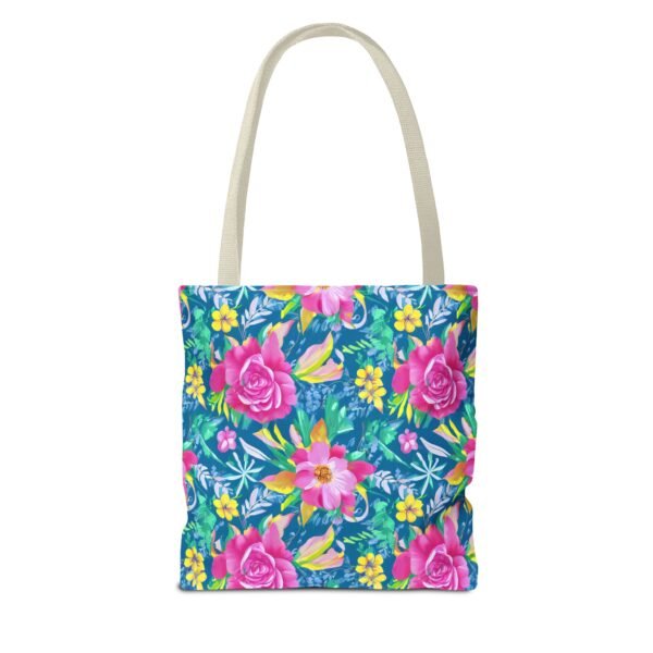 Floral Tote Bag, Colorful Flower Canvas Shopping Bag, Botanical Print Beach Tote, Reusable Grocery Bag, Gift for Garden Lovers - Image 33