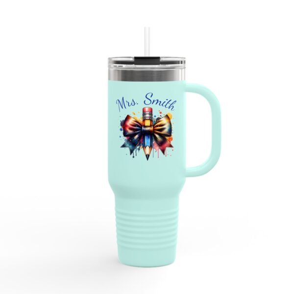Personalized Teacher Insulated Travel Mug, Custom 40oz Tumbler Gift for Educators - Image 17