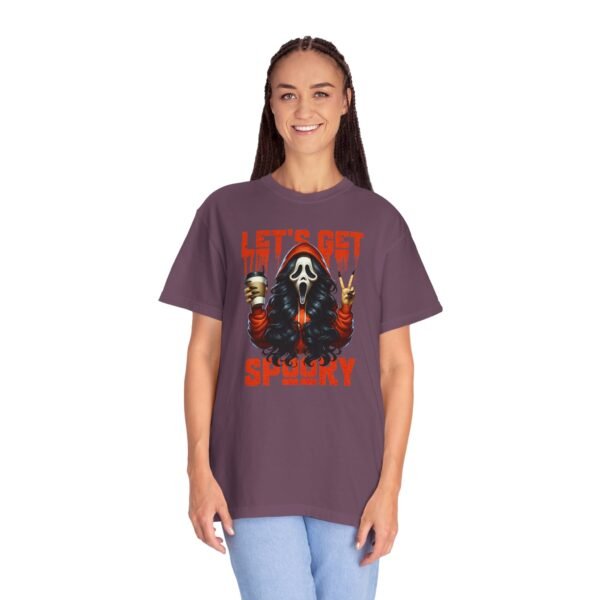 Let's Get Spooky Halloween Girl Comfort Colors T-Shirt, Coffee Lover Tee, Unisex Garment-Dyed Shirt - Image 69