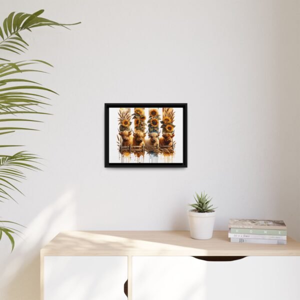 Highland Cow Sunflower Wall Art, Canvas Print, Framed Wall Decor, Farmhouse Home Decor, Country Living Room Decor - Image 11