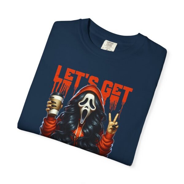 Let's Get Spooky Halloween Girl Comfort Colors T-Shirt, Coffee Lover Tee, Unisex Garment-Dyed Shirt - Image 44