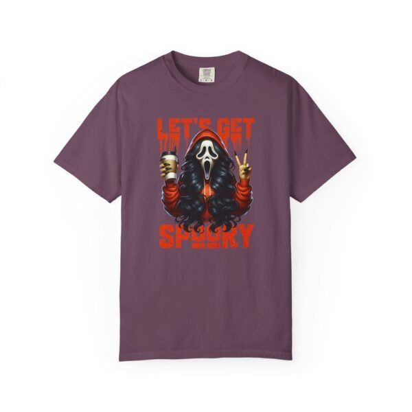 Let's Get Spooky Halloween Girl Comfort Colors T-Shirt, Coffee Lover Tee, Unisex Garment-Dyed Shirt - Image 66