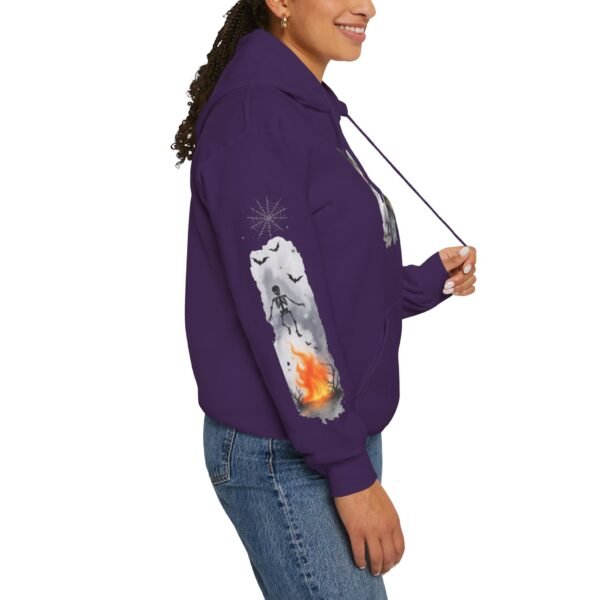 Halloween Spooky Scene Hoodie, Scary Gildan Sweatshirt, Halloween Print, Unisex Cozy Hoodie, Spooky Sweatshirt - Image 77