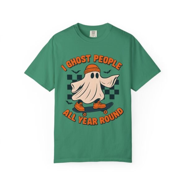 Ghost All Year Round Halloween Comfort Colors Unisex Tshirt, Scary Halloween Tee, Spooky Shirt, Funny Ghost Shirt, Halloween Costume Tee, - Image 37