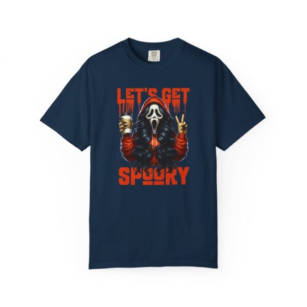 Let's Get Spooky Halloween Girl Comfort Colors T-Shirt, Coffee Lover Tee, Unisex Garment-Dyed Shirt - Image 42