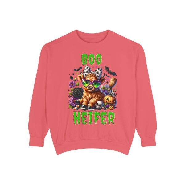 Highland Cow Halloween Sweatshirt, Boo Heifer Comfort Colors sweatshirt - Image 50