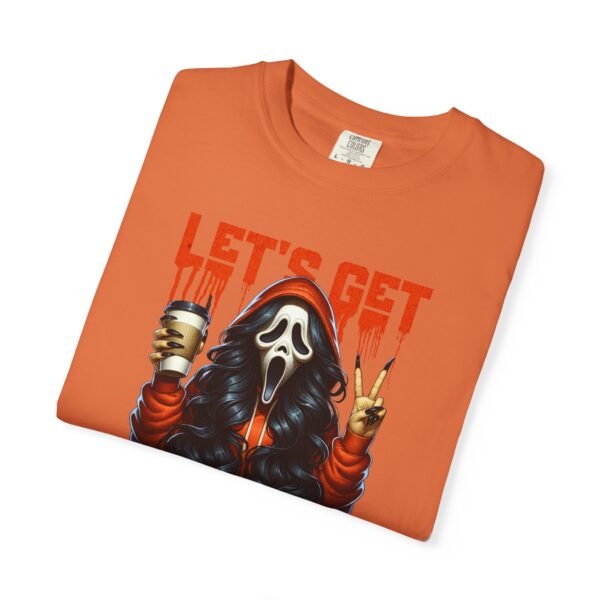 Let's Get Spooky Halloween Girl Comfort Colors T-Shirt, Coffee Lover Tee, Unisex Garment-Dyed Shirt - Image 14