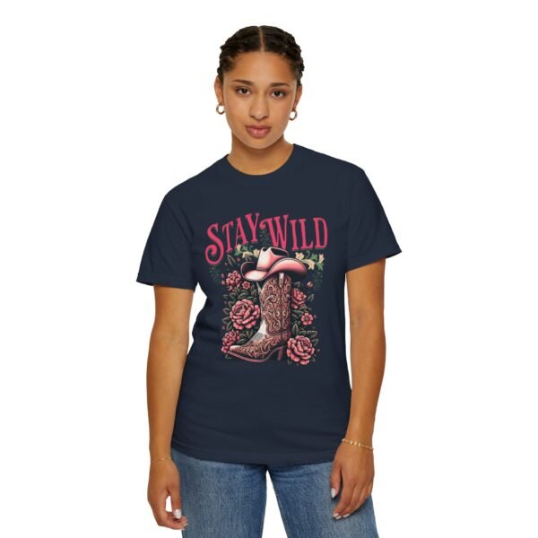 Stay Wild Cowgirl Unisex Garment-Dyed T-shirt, Comfort Colors Tee, Western Style Shirt, Boho Graphic Top, Rodeo Apparel - Image 62