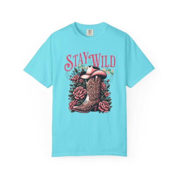 Stay Wild Cowgirl Unisex Garment-Dyed T-shirt, Comfort Colors Tee, Western Style Shirt, Boho Graphic Top, Rodeo Apparel - Image 47