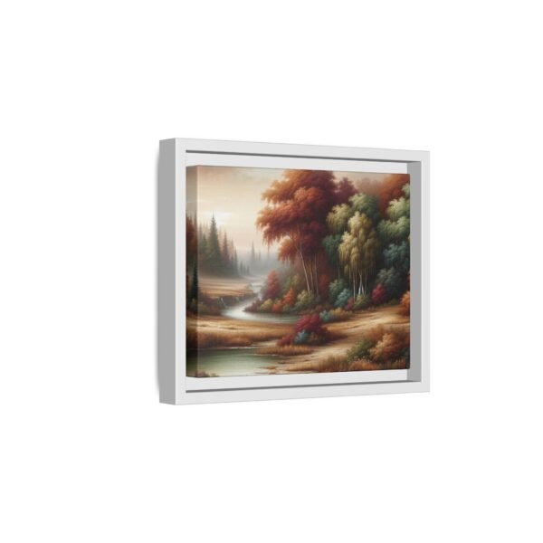 Canvas Wall Art, Beautiful Autumn Stream, Nature Landscape Decor, Framed Print, Multi-color Painting, Home Decor - Image 58