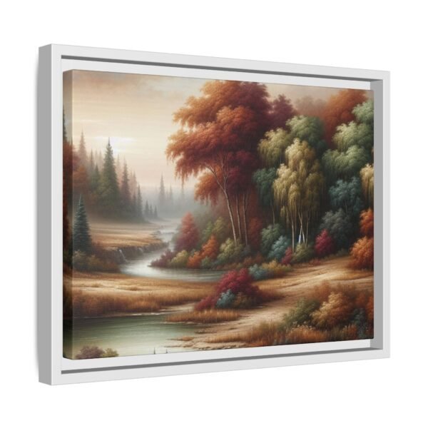 Canvas Wall Art, Beautiful Autumn Stream, Nature Landscape Decor, Framed Print, Multi-color Painting, Home Decor - Image 38