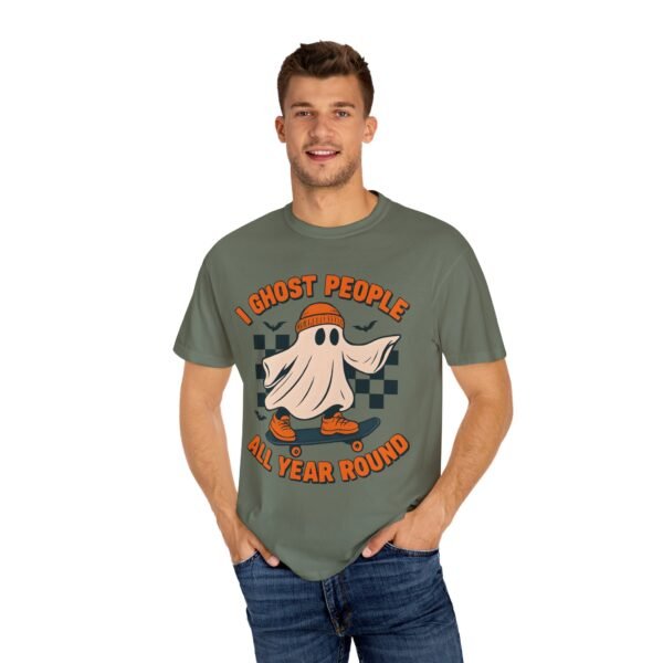 Ghost All Year Round Halloween Comfort Colors Unisex Tshirt, Scary Halloween Tee, Spooky Shirt, Funny Ghost Shirt, Halloween Costume Tee, - Image 36