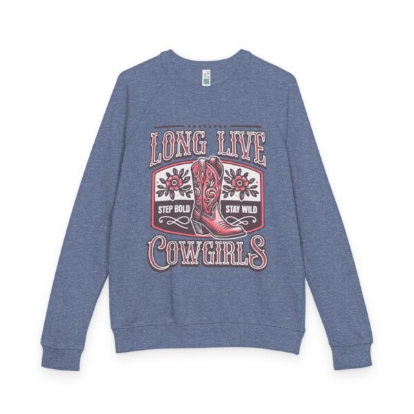 Cowgirl French Terry Raglan Crewneck Sweatshirt Long Live Design, Ranch Western Wear, Rodeo Apparel, Country Girl Shirt Gift, Cowgirl - Image 23
