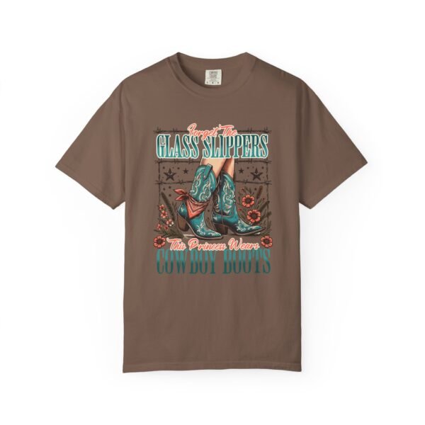 Princess Wears Cowboy Boots Unisex T-Shirt, Forget Glass Slippers Tee, Comfort Colors Shirt, Western Princess Top, Gift for Cowgirl - Image 20