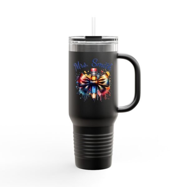 Personalized Teacher Insulated Travel Mug, Custom 40oz Tumbler Gift for Educators - Image 12
