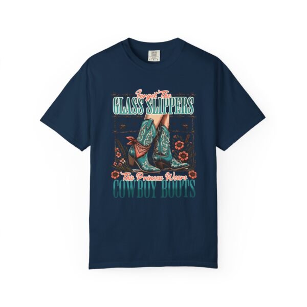 Princess Wears Cowboy Boots Unisex T-Shirt, Forget Glass Slippers Tee, Comfort Colors Shirt, Western Princess Top, Gift for Cowgirl - Image 55