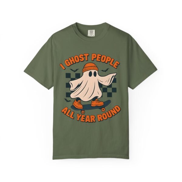 Ghost All Year Round Halloween Comfort Colors Unisex Tshirt, Scary Halloween Tee, Spooky Shirt, Funny Ghost Shirt, Halloween Costume Tee, - Image 25