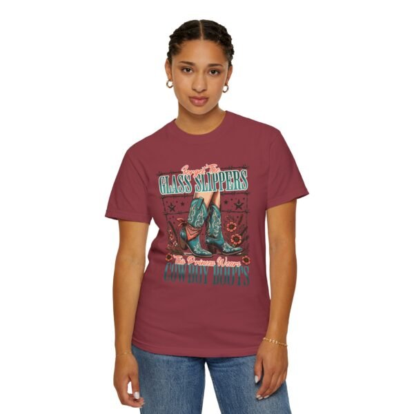 Princess Wears Cowboy Boots Unisex T-Shirt, Forget Glass Slippers Tee, Comfort Colors Shirt, Western Princess Top, Gift for Cowgirl - Image 108