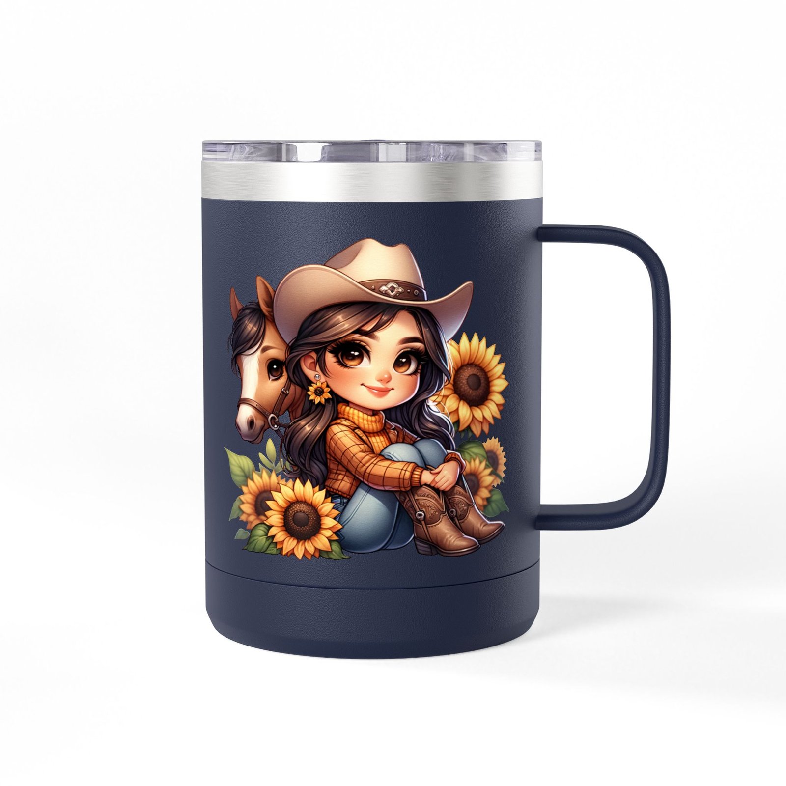 Cowgirl and Horse Coffee Mug Tumbler, Western Cowgirl Gift, Horse Lover Gift, 15oz Mug, Cowgirl Decor, Cowgirl Coffee Cup - Image 67