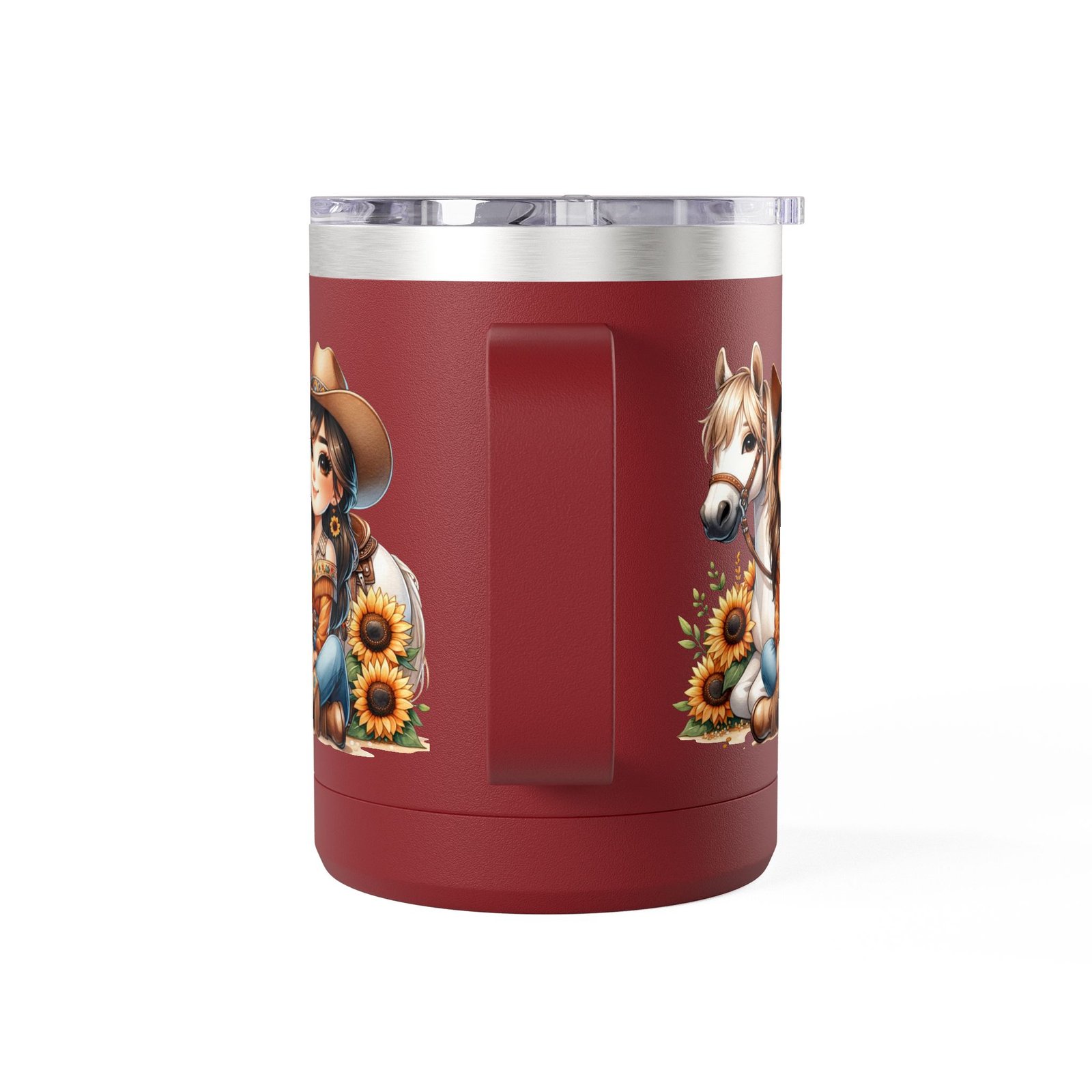 Cowgirl Sunflower Horse Coffee Mug Tumbler - Western Style Rustic Drinkware, Country Gift, Kitchen Decor, Cowgirl Lover Gift, Country Chic - Image 4