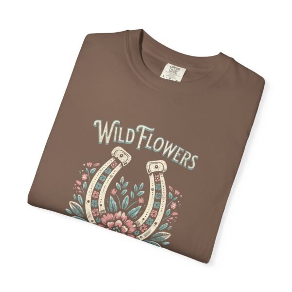 Wild Flowers and Wild Horses Comfort Colors T-Shirt, Unisex Tee, Nature Lover Shirt, Horse Lover Gift, Floral Graphic Tee - Image 12