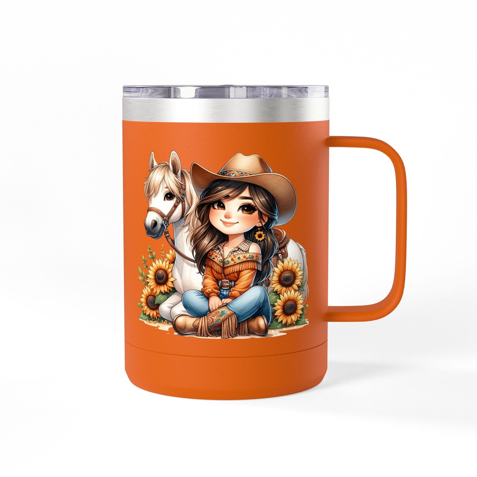 Cowgirl Sunflower Horse Coffee Mug Tumbler - Western Style Rustic Drinkware, Country Gift, Kitchen Decor, Cowgirl Lover Gift, Country Chic - Image 27