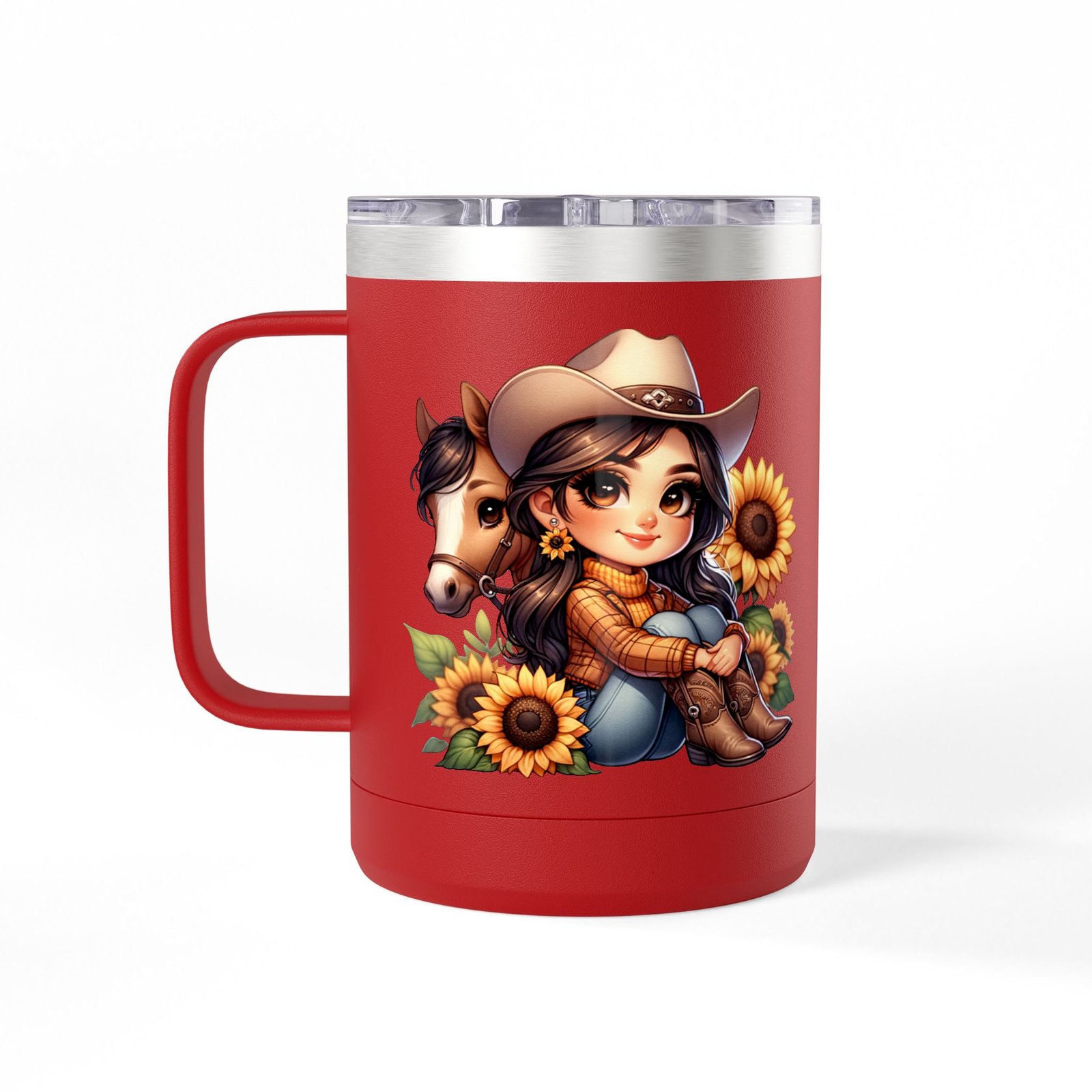 Cowgirl and Horse Coffee Mug Tumbler, Western Cowgirl Gift, Horse Lover Gift, 15oz Mug, Cowgirl Decor, Cowgirl Coffee Cup - Image 19