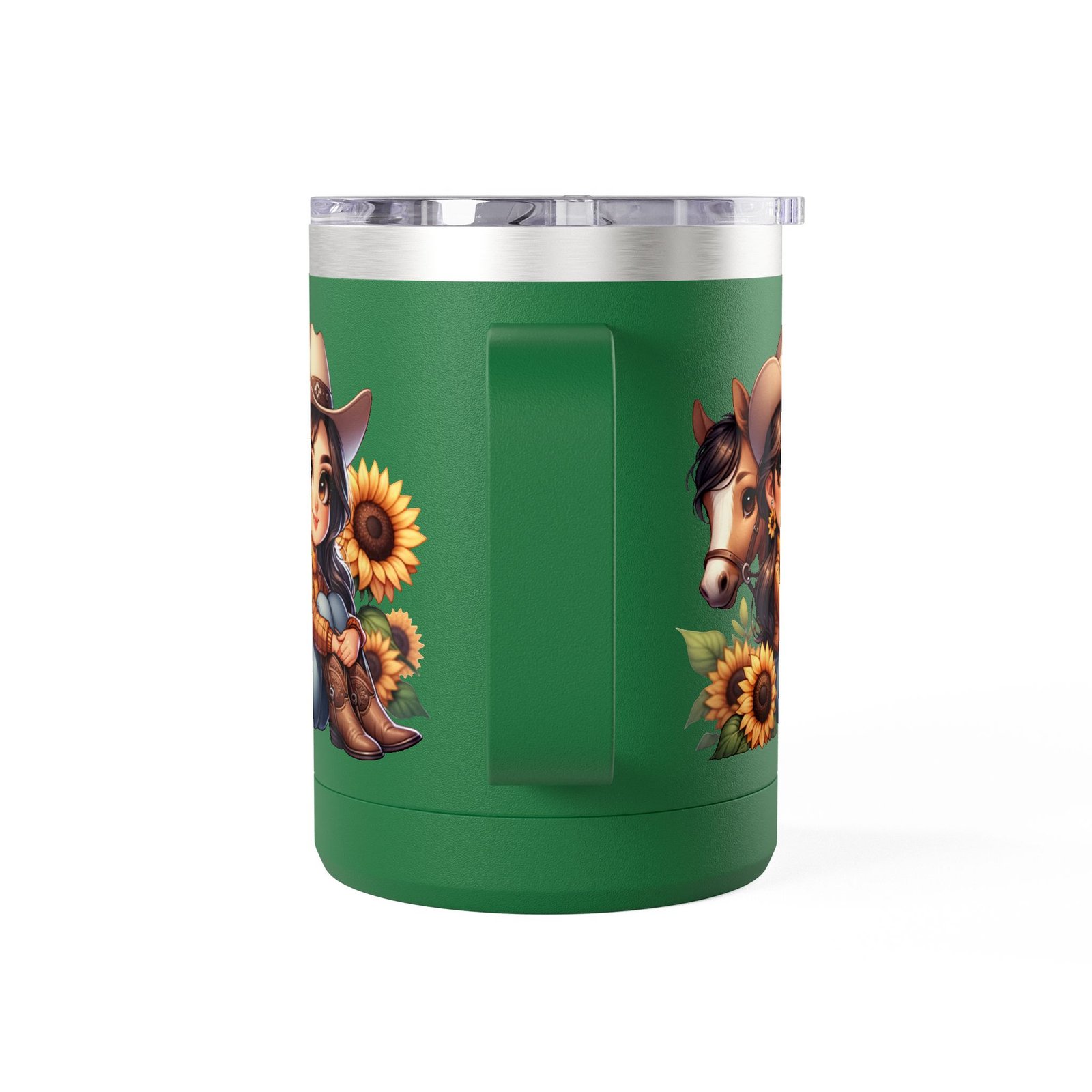 Cowgirl and Horse Coffee Mug Tumbler, Western Cowgirl Gift, Horse Lover Gift, 15oz Mug, Cowgirl Decor, Cowgirl Coffee Cup - Image 4