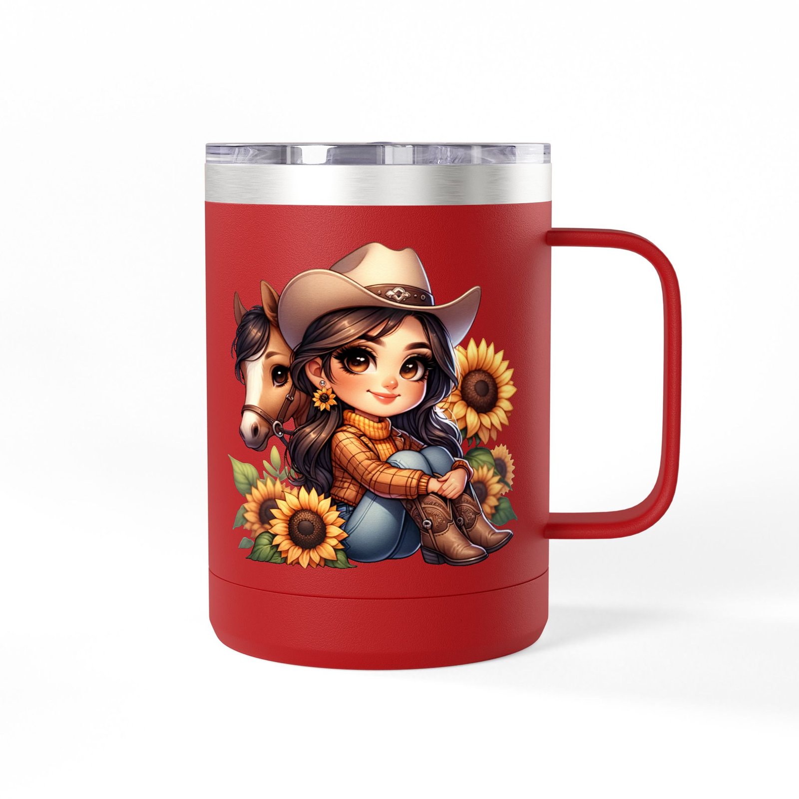 Cowgirl and Horse Coffee Mug Tumbler, Western Cowgirl Gift, Horse Lover Gift, 15oz Mug, Cowgirl Decor, Cowgirl Coffee Cup - Image 17