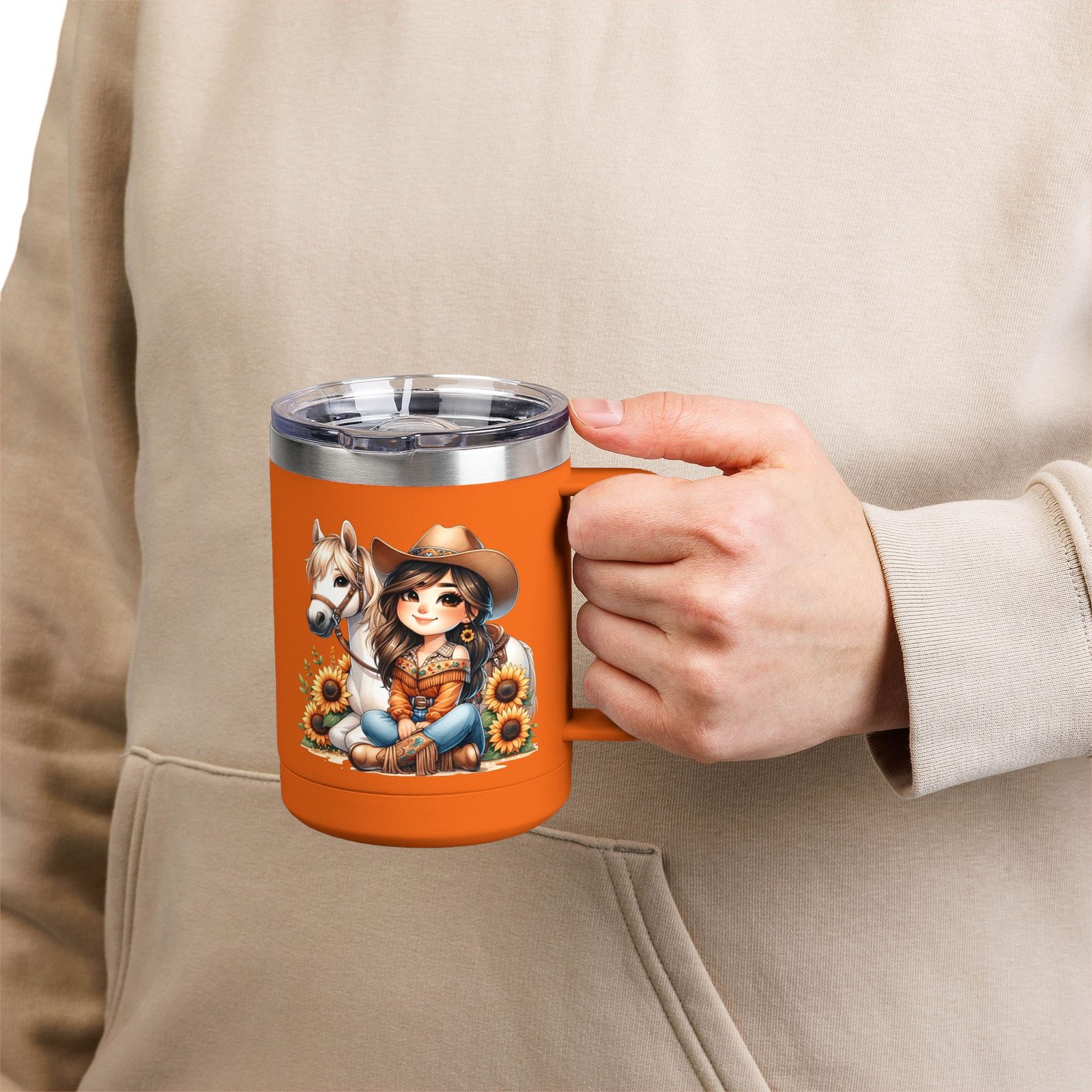 Cowgirl Sunflower Horse Coffee Mug Tumbler - Western Style Rustic Drinkware, Country Gift, Kitchen Decor, Cowgirl Lover Gift, Country Chic - Image 30