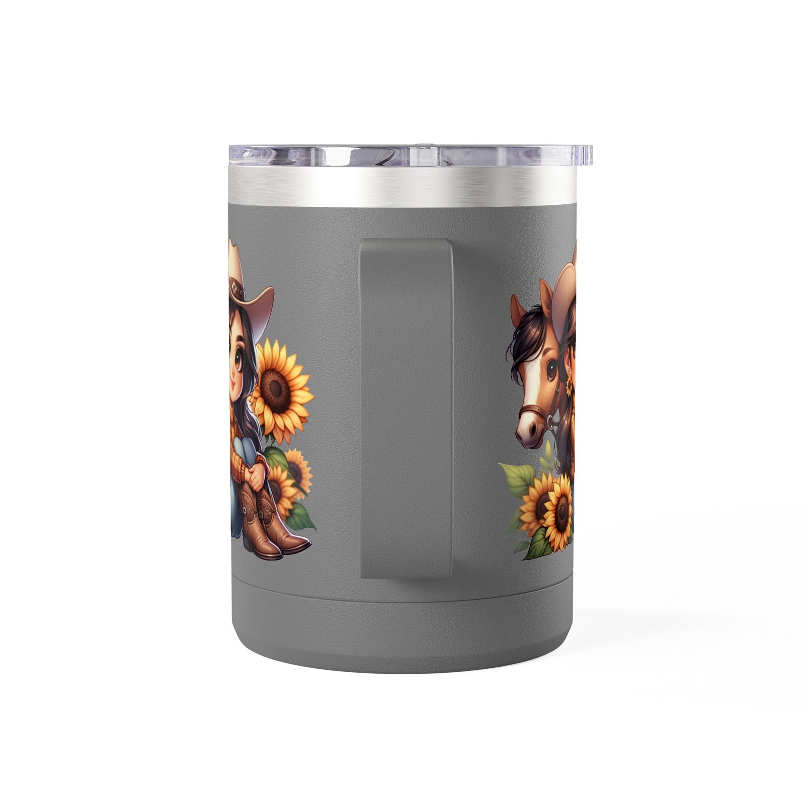 Cowgirl and Horse Coffee Mug Tumbler, Western Cowgirl Gift, Horse Lover Gift, 15oz Mug, Cowgirl Decor, Cowgirl Coffee Cup - Image 43