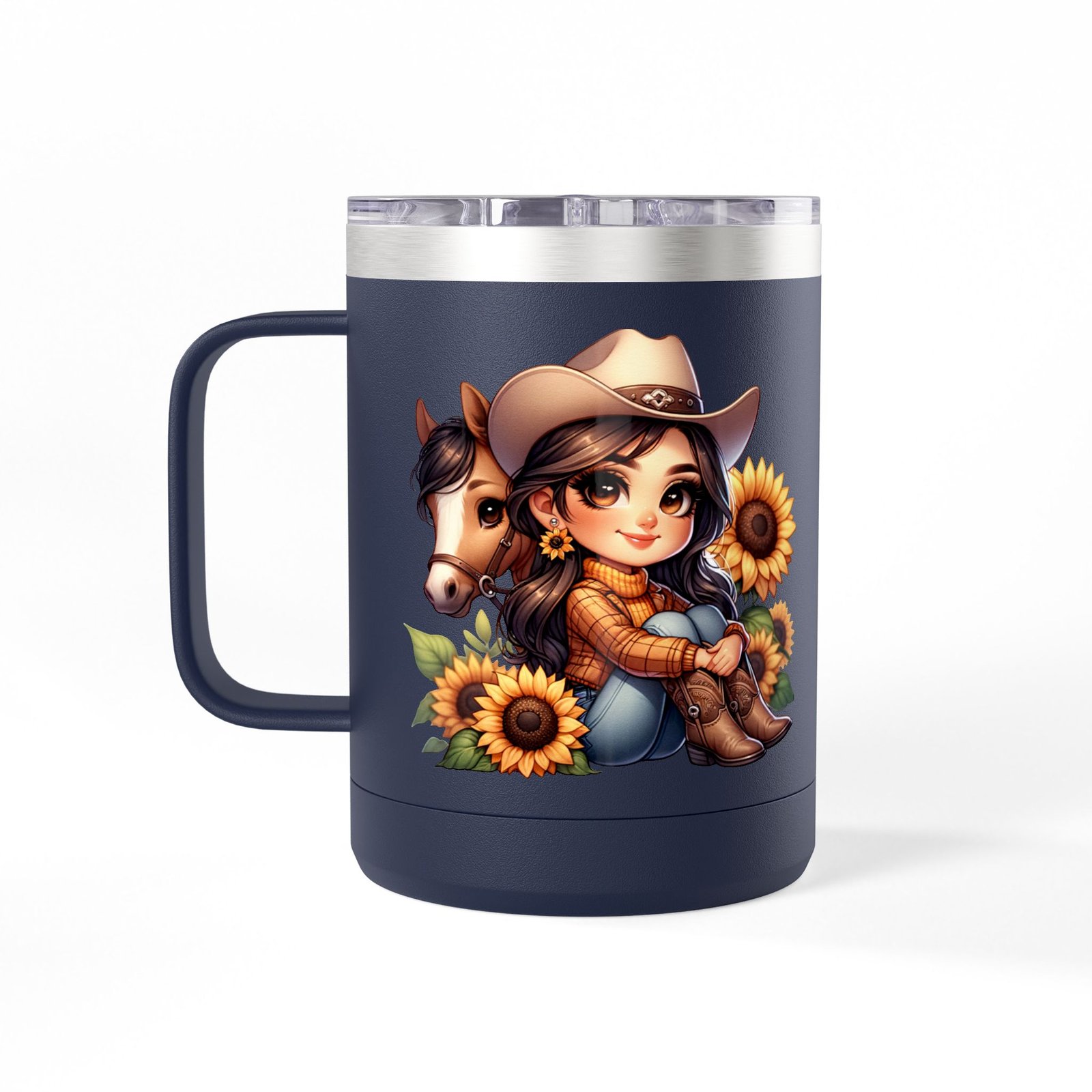 Cowgirl and Horse Coffee Mug Tumbler, Western Cowgirl Gift, Horse Lover Gift, 15oz Mug, Cowgirl Decor, Cowgirl Coffee Cup - Image 69