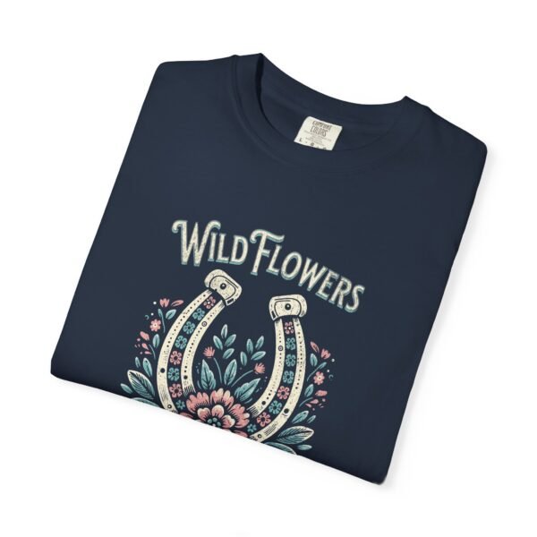 Wild Flowers and Wild Horses Comfort Colors T-Shirt, Unisex Tee, Nature Lover Shirt, Horse Lover Gift, Floral Graphic Tee - Image 52