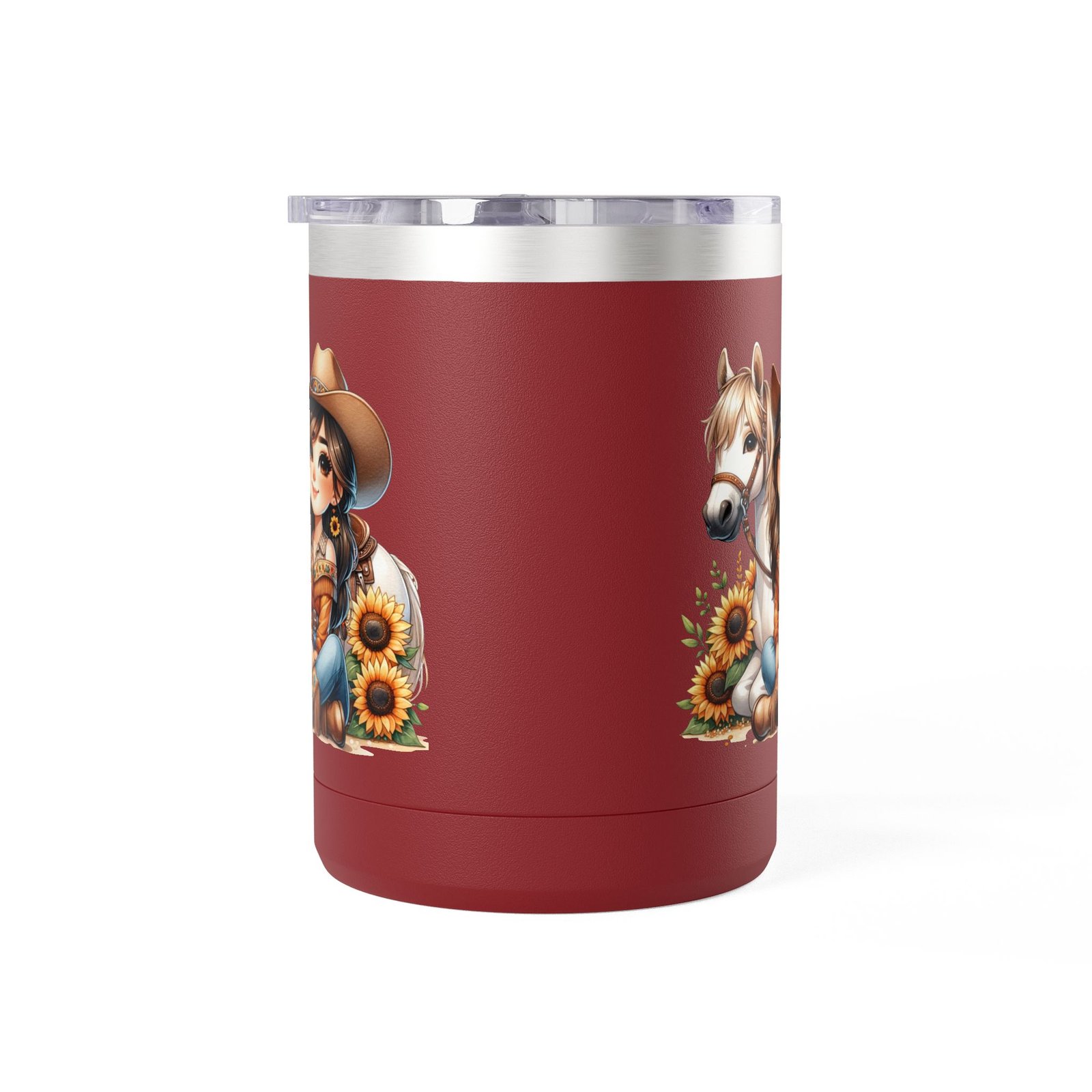 Cowgirl Sunflower Horse Coffee Mug Tumbler - Western Style Rustic Drinkware, Country Gift, Kitchen Decor, Cowgirl Lover Gift, Country Chic - Image 2