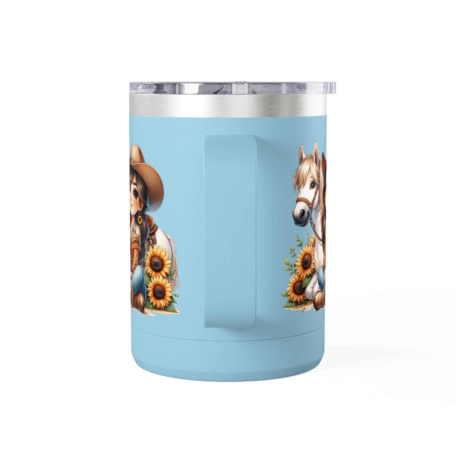 Cowgirl Sunflower Horse Coffee Mug Tumbler - Western Style Rustic Drinkware, Country Gift, Kitchen Decor, Cowgirl Lover Gift, Country Chic - Image 43