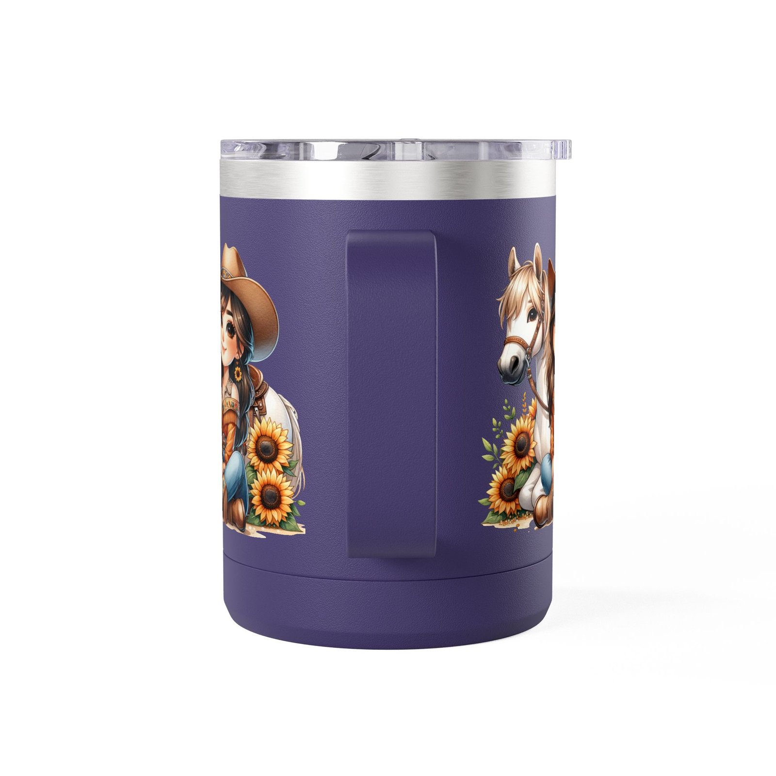 Cowgirl Sunflower Horse Coffee Mug Tumbler - Western Style Rustic Drinkware, Country Gift, Kitchen Decor, Cowgirl Lover Gift, Country Chic - Image 58