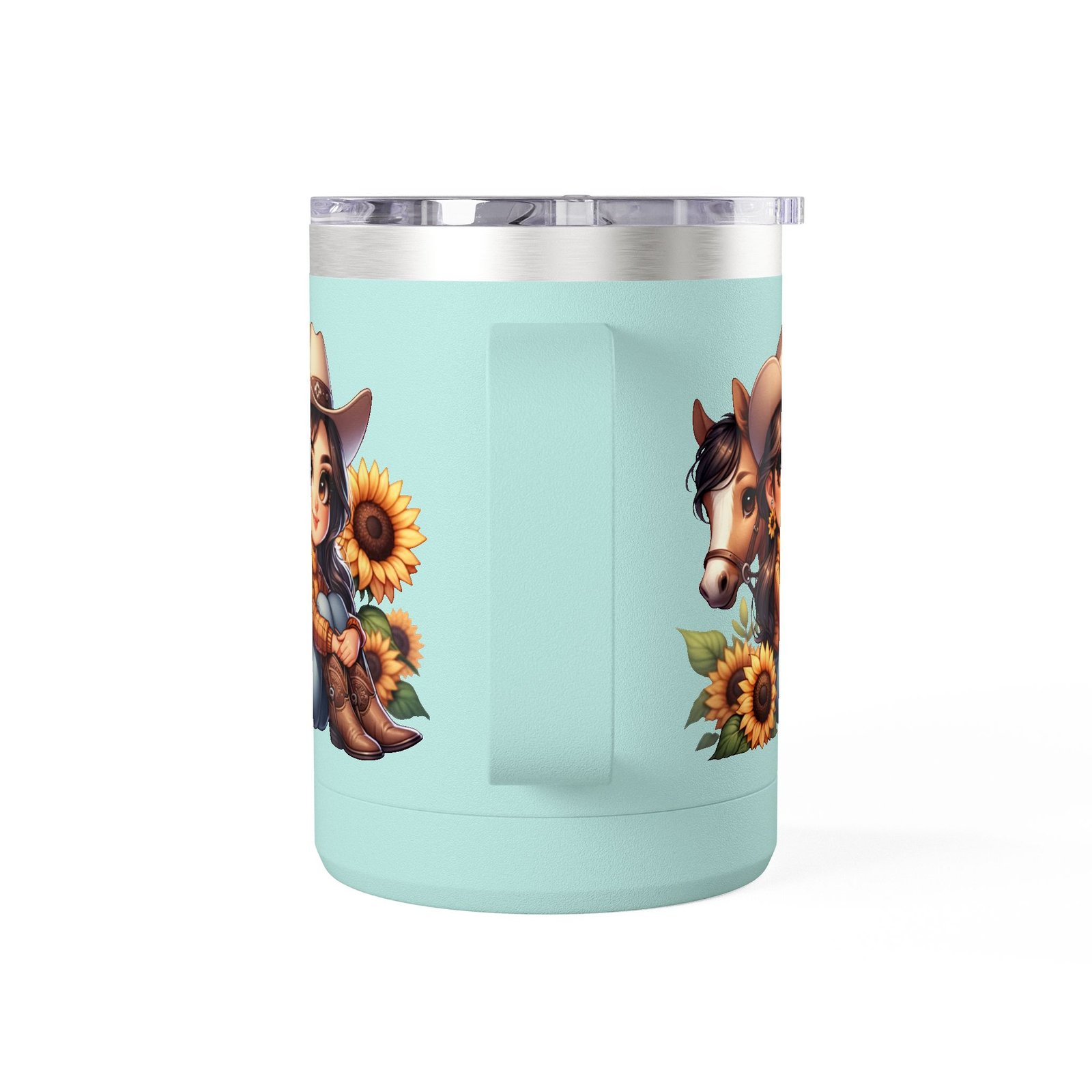 Cowgirl and Horse Coffee Mug Tumbler, Western Cowgirl Gift, Horse Lover Gift, 15oz Mug, Cowgirl Decor, Cowgirl Coffee Cup - Image 53