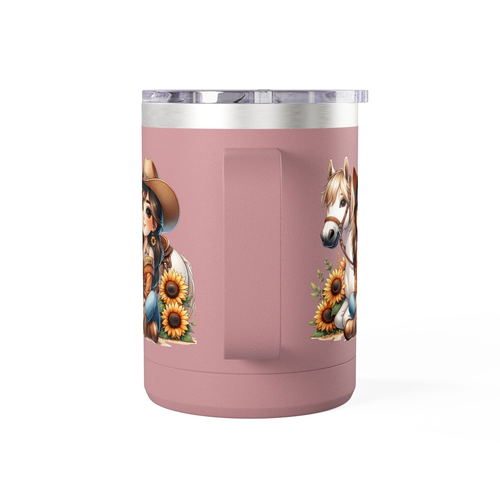 Cowgirl Sunflower Horse Coffee Mug Tumbler - Western Style Rustic Drinkware, Country Gift, Kitchen Decor, Cowgirl Lover Gift, Country Chic - Image 68