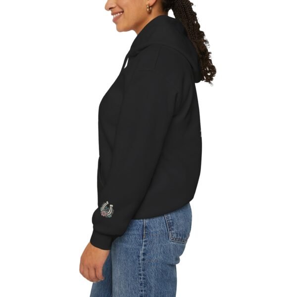 Horseshoe Wildflower Horse Unisex Hoodie, Gildan Soft Sweatshirt, Nature Lover Gift, Floral Animal Sweatshirt, Boho Horse Hoodie - Image 8