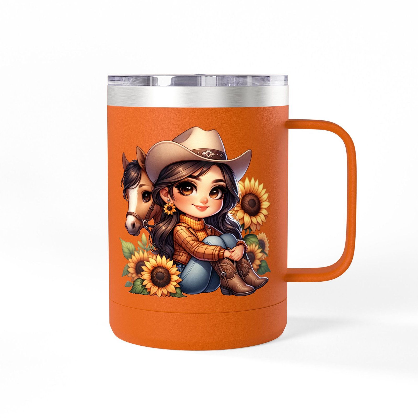 Cowgirl and Horse Coffee Mug Tumbler, Western Cowgirl Gift, Horse Lover Gift, 15oz Mug, Cowgirl Decor, Cowgirl Coffee Cup - Image 32