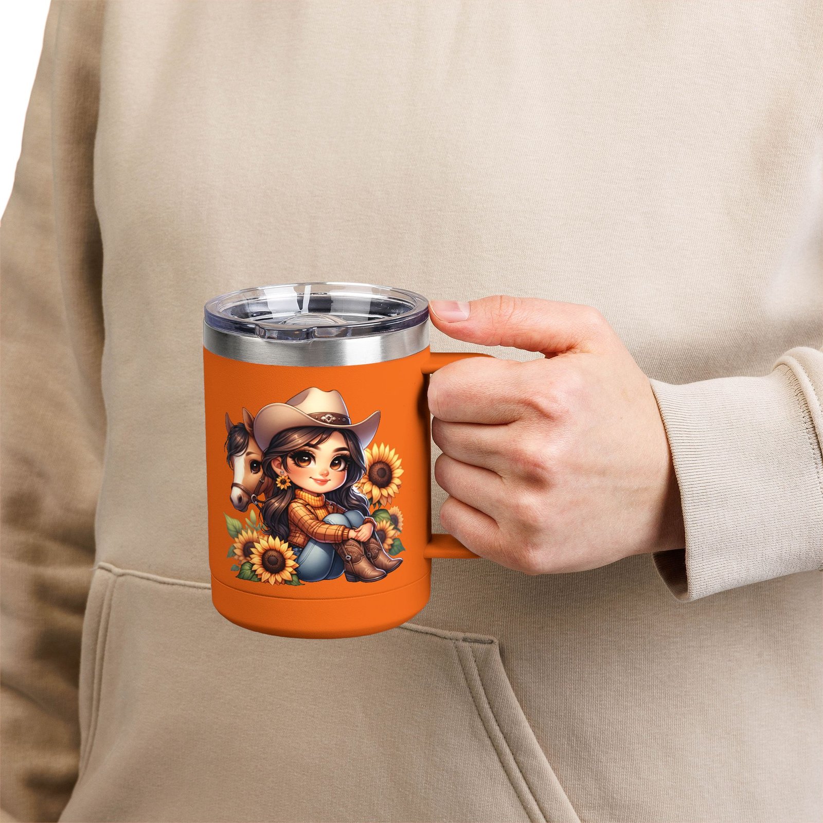 Cowgirl and Horse Coffee Mug Tumbler, Western Cowgirl Gift, Horse Lover Gift, 15oz Mug, Cowgirl Decor, Cowgirl Coffee Cup - Image 35