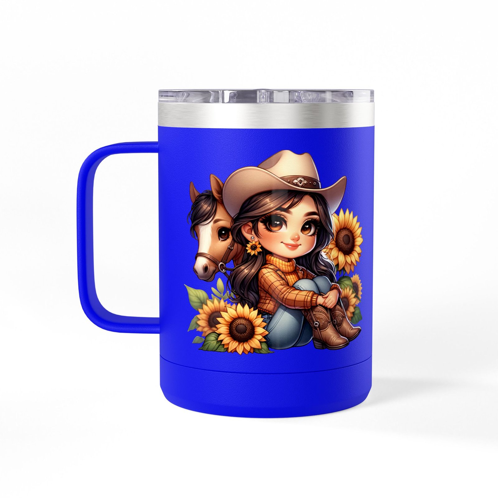 Cowgirl and Horse Coffee Mug Tumbler, Western Cowgirl Gift, Horse Lover Gift, 15oz Mug, Cowgirl Decor, Cowgirl Coffee Cup - Image 59