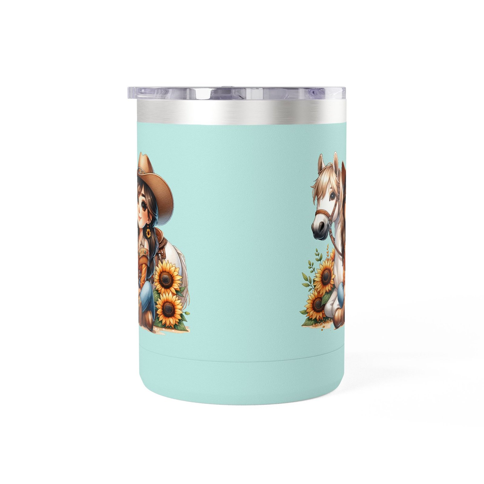 Cowgirl Sunflower Horse Coffee Mug Tumbler - Western Style Rustic Drinkware, Country Gift, Kitchen Decor, Cowgirl Lover Gift, Country Chic - Image 46