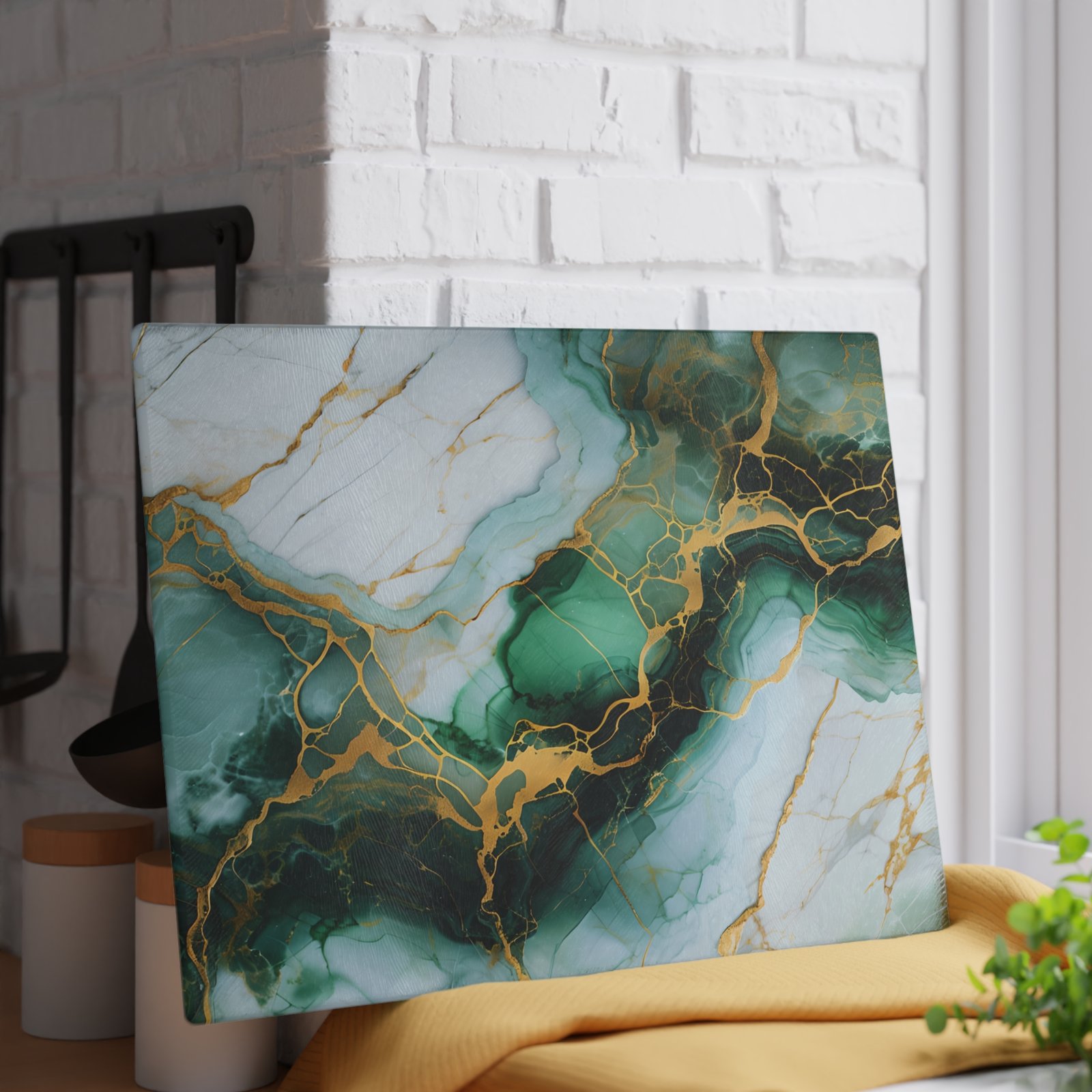 Marble Glass Cutting Board, Kitchen Decor, Housewarming Gift, Cooking Utensil - Image 10