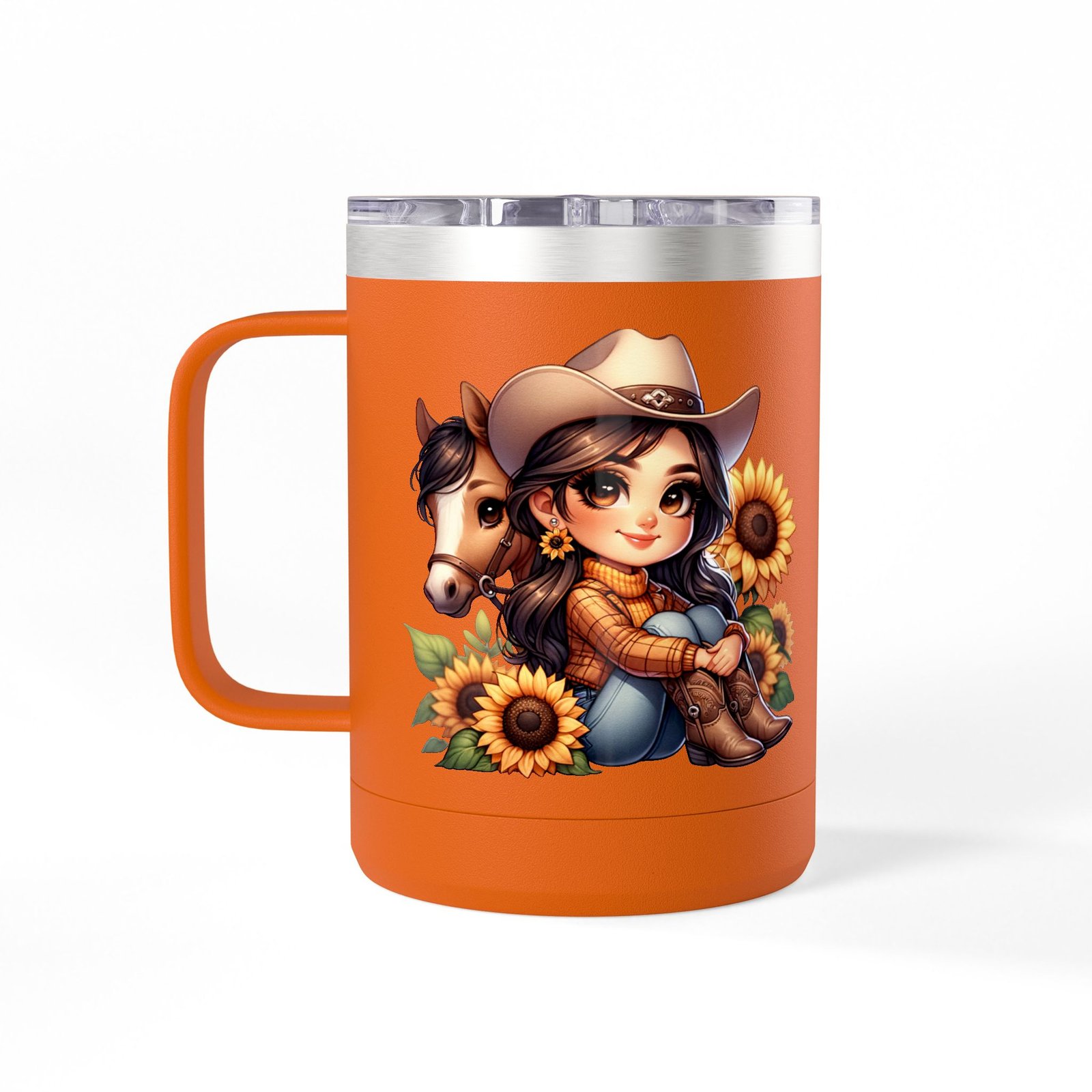 Cowgirl and Horse Coffee Mug Tumbler, Western Cowgirl Gift, Horse Lover Gift, 15oz Mug, Cowgirl Decor, Cowgirl Coffee Cup - Image 34