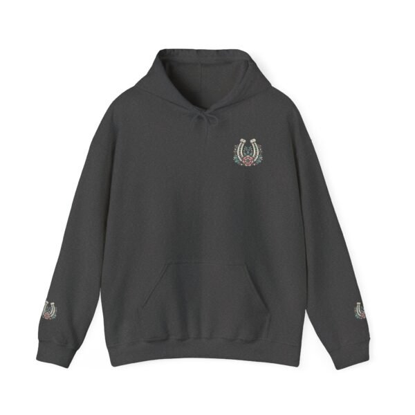 Horseshoe Wildflower Horse Unisex Hoodie, Gildan Soft Sweatshirt, Nature Lover Gift, Floral Animal Sweatshirt, Boho Horse Hoodie - Image 29