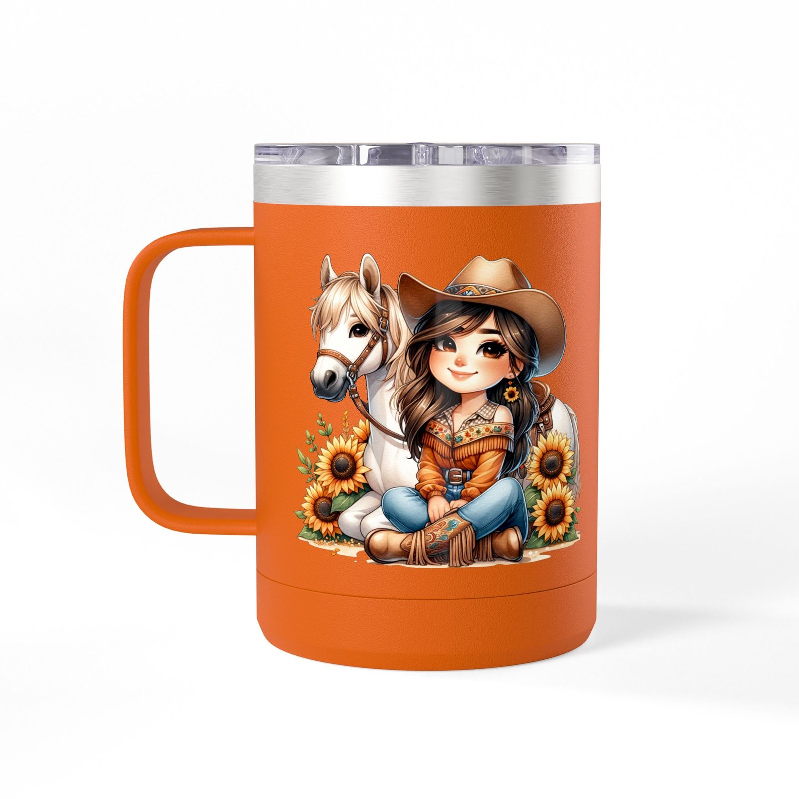 Cowgirl Sunflower Horse Coffee Mug Tumbler - Western Style Rustic Drinkware, Country Gift, Kitchen Decor, Cowgirl Lover Gift, Country Chic - Image 29