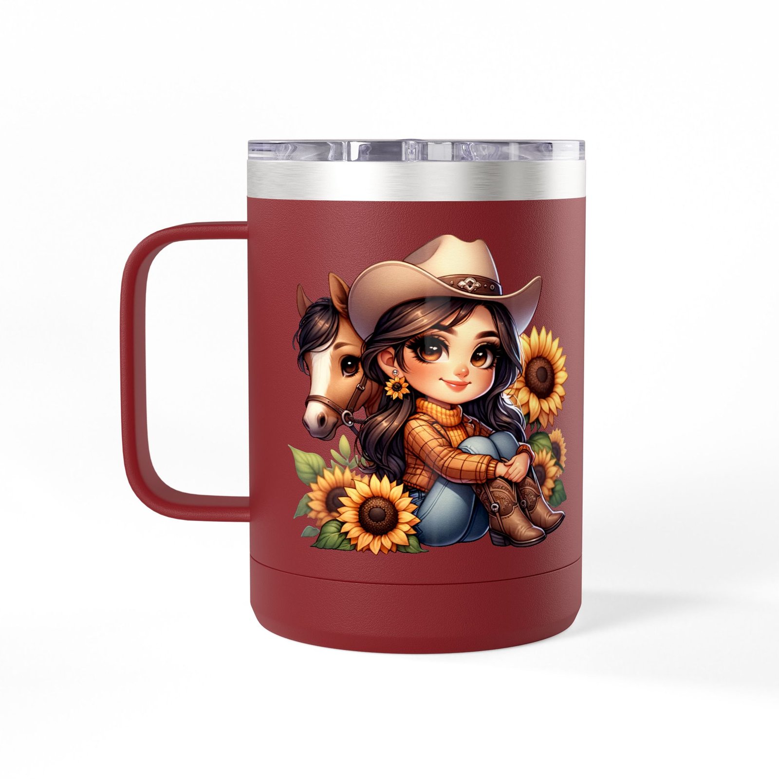 Cowgirl and Horse Coffee Mug Tumbler, Western Cowgirl Gift, Horse Lover Gift, 15oz Mug, Cowgirl Decor, Cowgirl Coffee Cup - Image 24