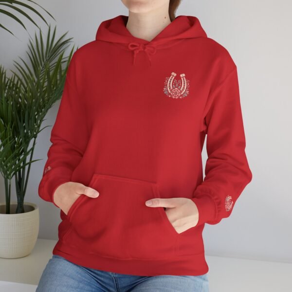 Horseshoe Wildflower Horse Unisex Hoodie, Gildan Soft Sweatshirt, Nature Lover Gift, Floral Animal Sweatshirt, Boho Horse Hoodie - Image 53