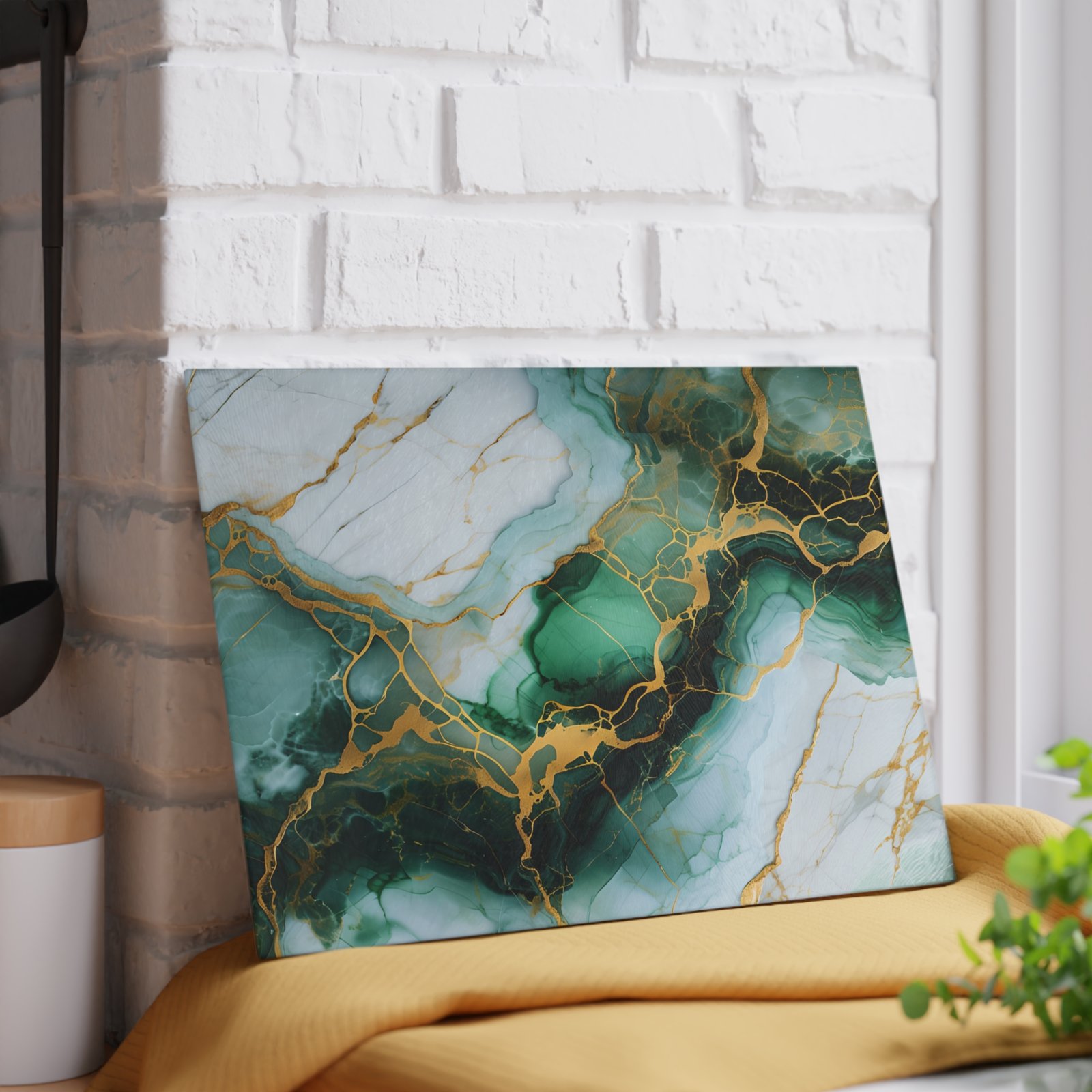 Marble Glass Cutting Board, Kitchen Decor, Housewarming Gift, Cooking Utensil - Image 5